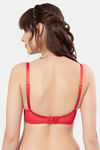 Amante Padded Wired Low Coverage Push-Up Bra - Spanish Red — thumbnail 2
